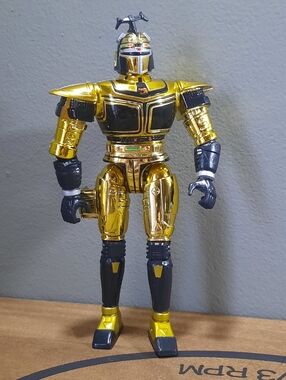 Beetleborgs Metallix CHROMIUM GOLD Action Figure Bandai 1997